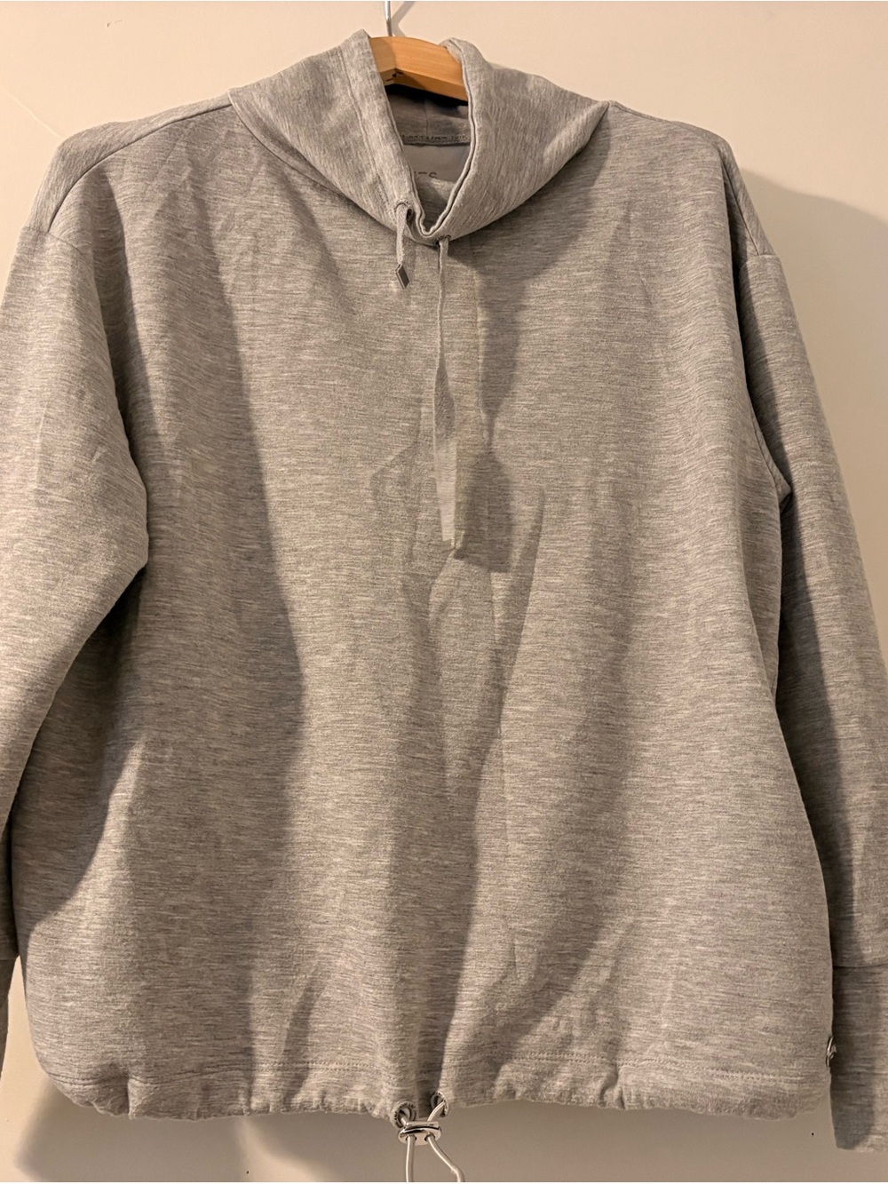 Jones New York Heather Gray Cowl Neck Pullover